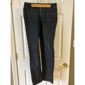Pine IV Women's Jeans Sz 28 Designer Denim Dark Wash Cotton stitched detailing